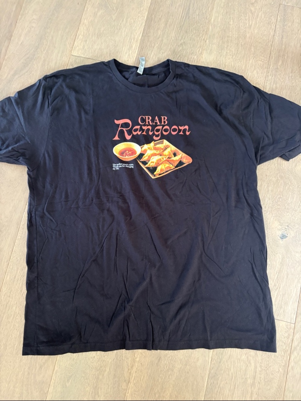 Crab Rangoon Graphic Tee - Black